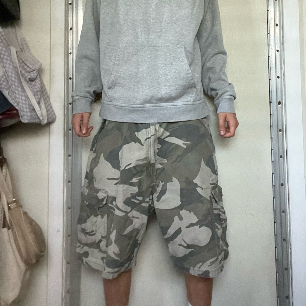 Wrangler Gray Cargo Shorts Urban Style